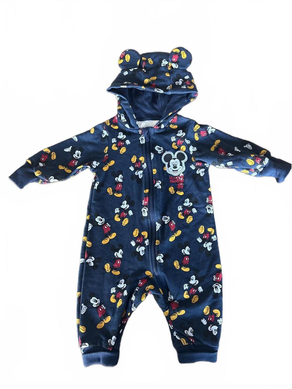Mickey Mouse Baby Hooded Romper Outfit 3 - 6 months Boys Girls Baby Infant kids
